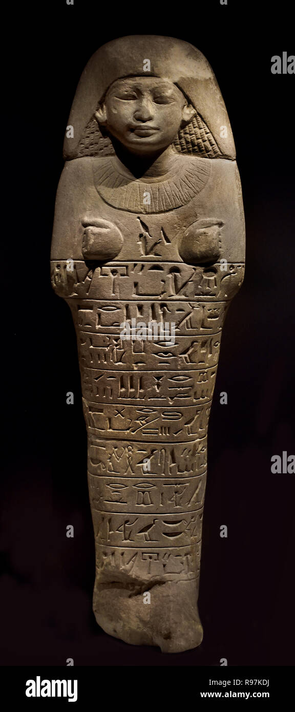 Grab waren aus Merymery Oesjebti von 42 x 13 cm New Empire; 18. Dynastie; Amenhotep III 1388-1351 v. Chr. Ägypten, Ägyptische. Stockfoto