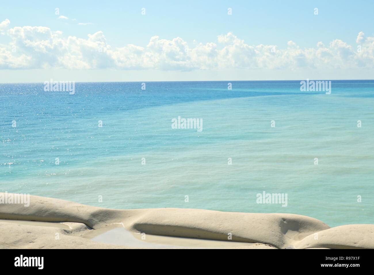 Scala dei Turchi, Agrigent (Italien) Stockfoto