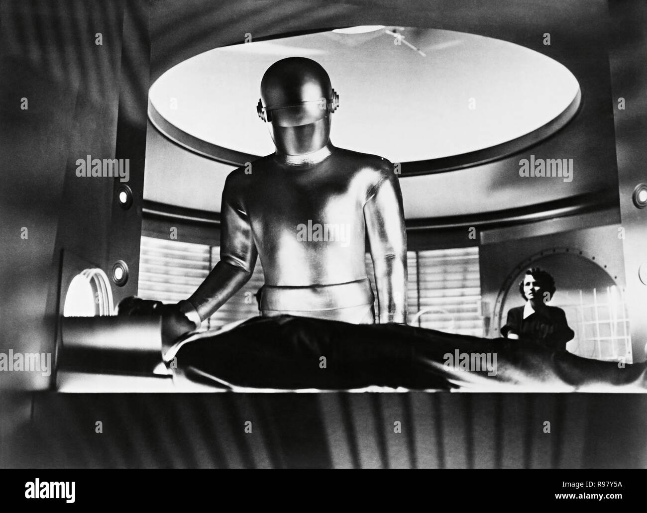 Original Film Titel: DER TAG, AN DEM DIE ERDE STILLSTAND. Englischer Titel: DER TAG, AN DEM DIE ERDE STILLSTAND. Jahr: 1951. Regie: Robert Wise. Quelle: 20th Century Fox/Album Stockfoto