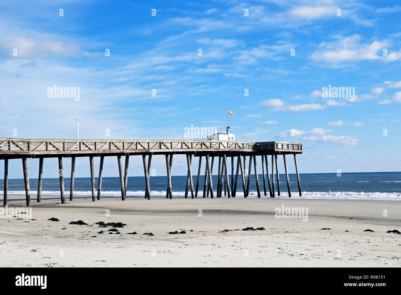 Die Fishing Pier in Ocean City, New Jersey, USA Stockfoto