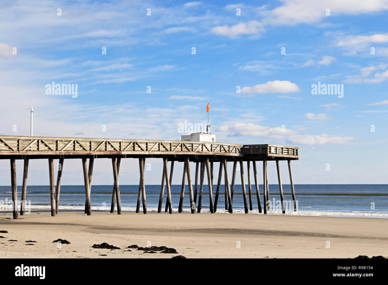 Die Fishing Pier in Ocean City, New Jersey, USA Stockfoto