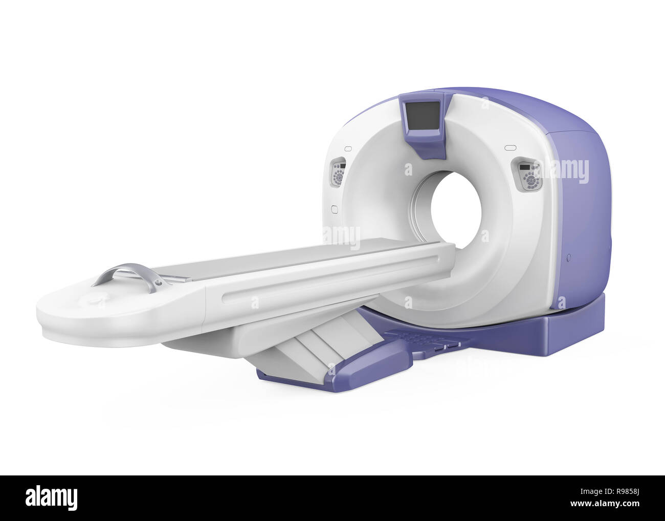 CT-Scanner Tomographie isoliert Stockfoto