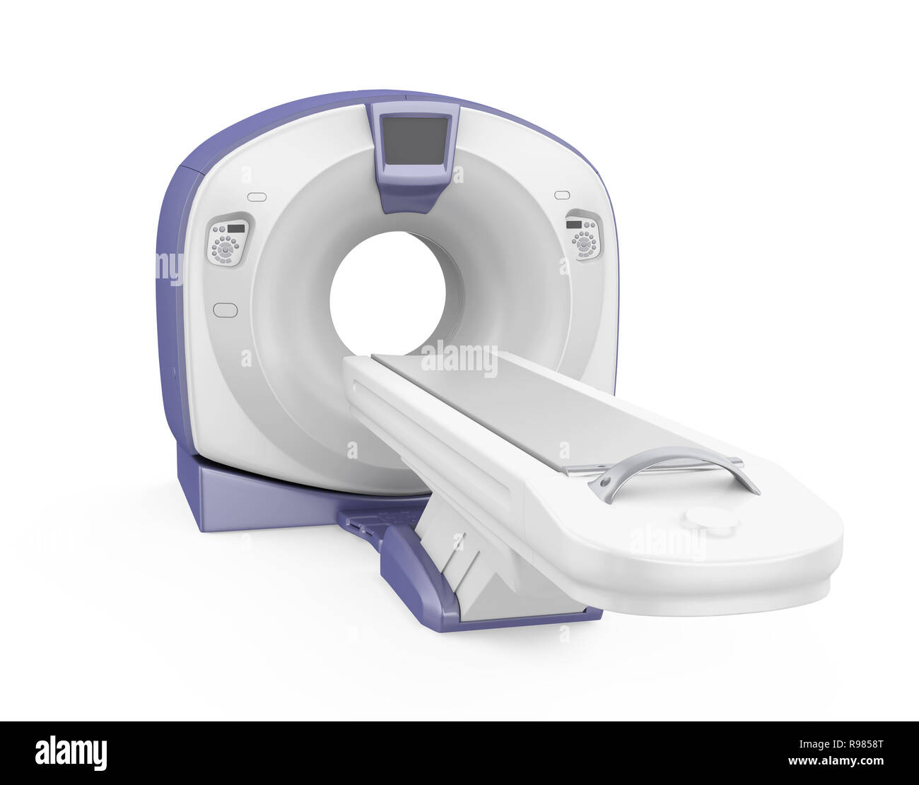 CT-Scanner Tomographie isoliert Stockfoto