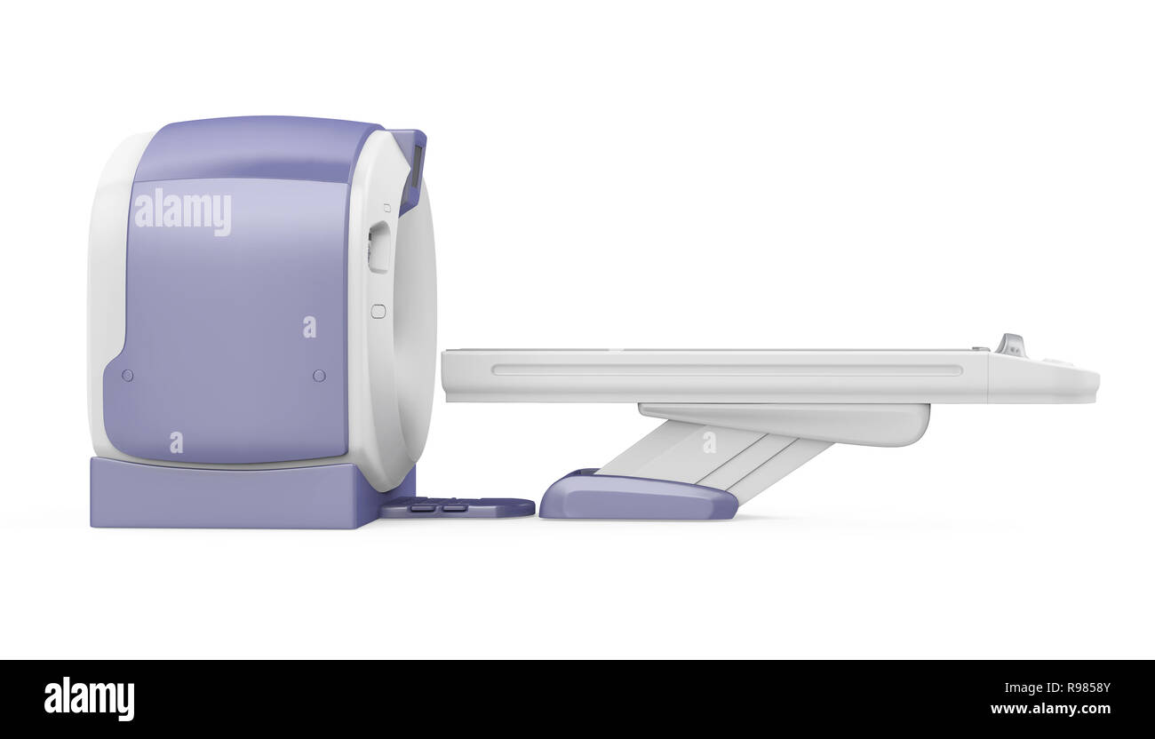 CT-Scanner Tomographie isoliert Stockfoto