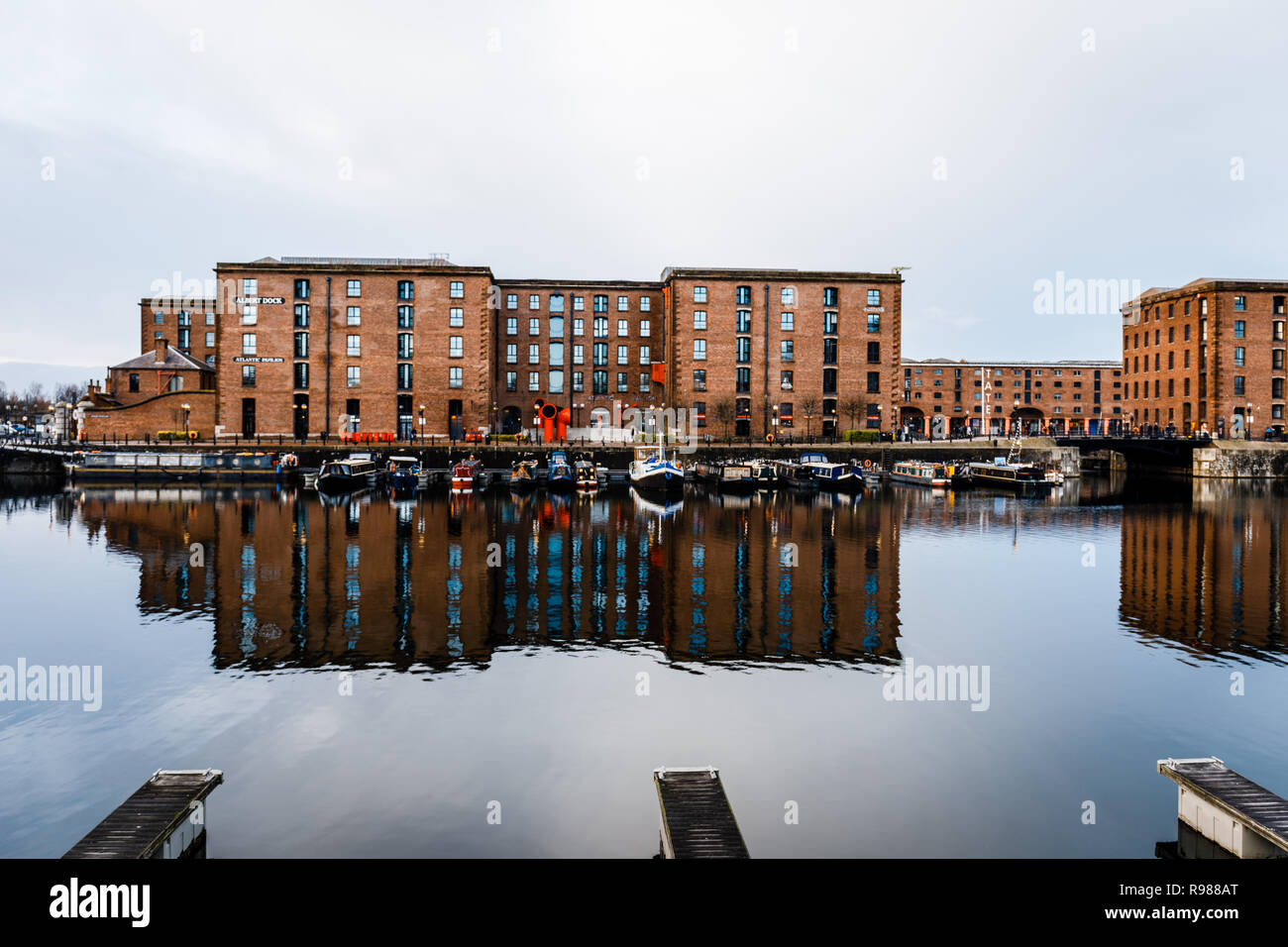 Salthouse Dock in Liverpool, Großbritannien Stockfoto