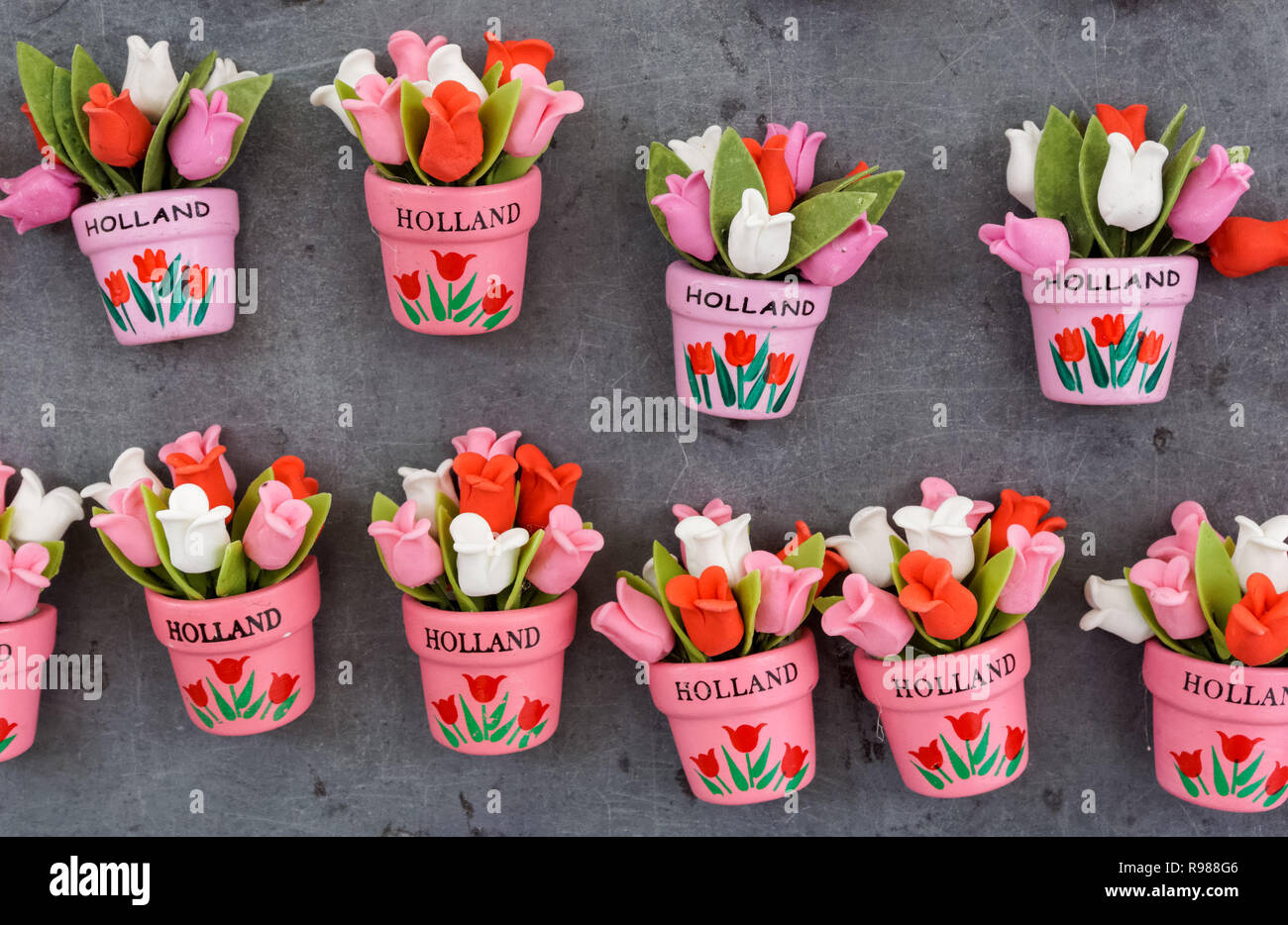 Shop mit Souvenirs in Amsterdam, Niederlande Stockfoto