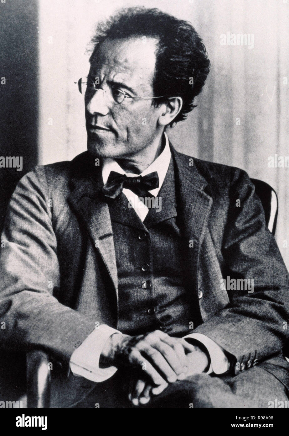 Gustav Mahler, tschechischen, österreichischen Komponisten, die hauptsächlich Lieder und Sinfonien. Als Dirigent der Wiener Staatsoper und der New York Philharmonic Society. Stockfoto