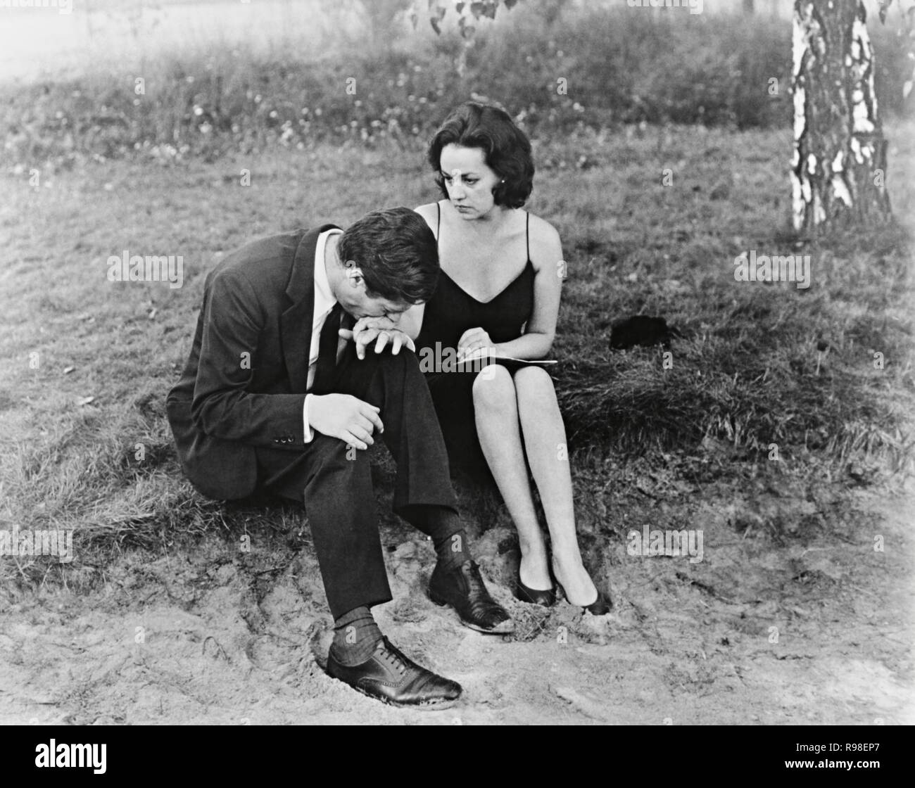 Original Film Titel LA NOTTE. Englischer Titel DIE NACHT. Jahr 1961