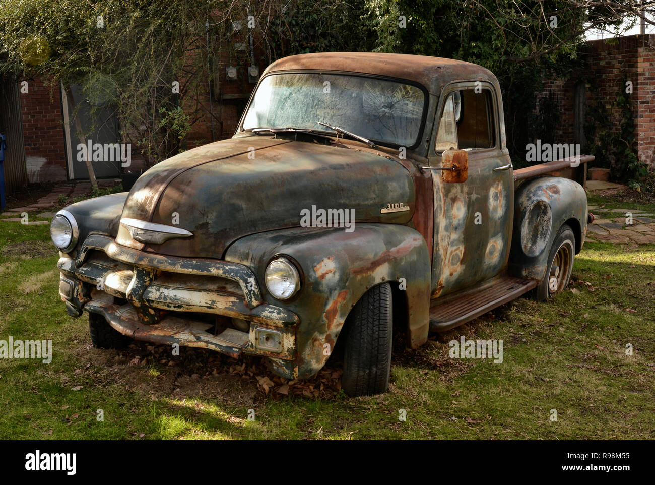 Alten Chevrolet Pickup Stockfoto