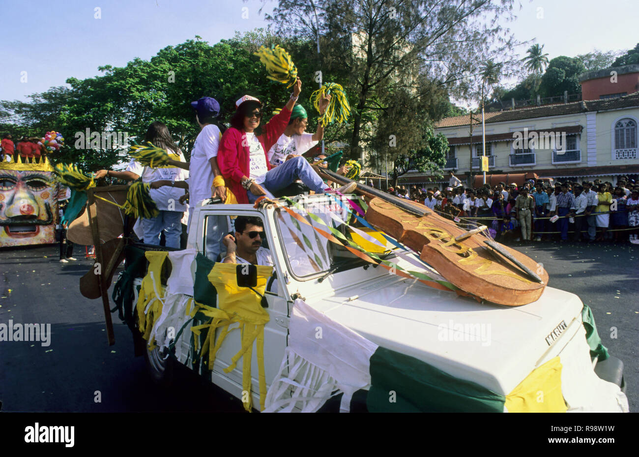 Karneval, panjim Goa, Goa, Indien Stockfoto
