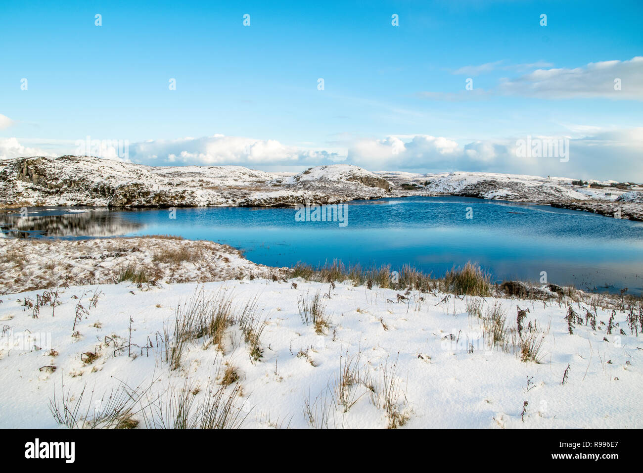 Landschaft auf der Isle of Lewis, Äußere Hebriden, Schottland Großbritannien Stockfoto