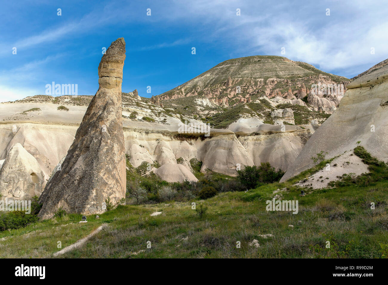 Türkei kapadokya unter dem Namen Simon Paşabağları anderen natürlichen vulkanischen Formationen im Tal. Stockfoto