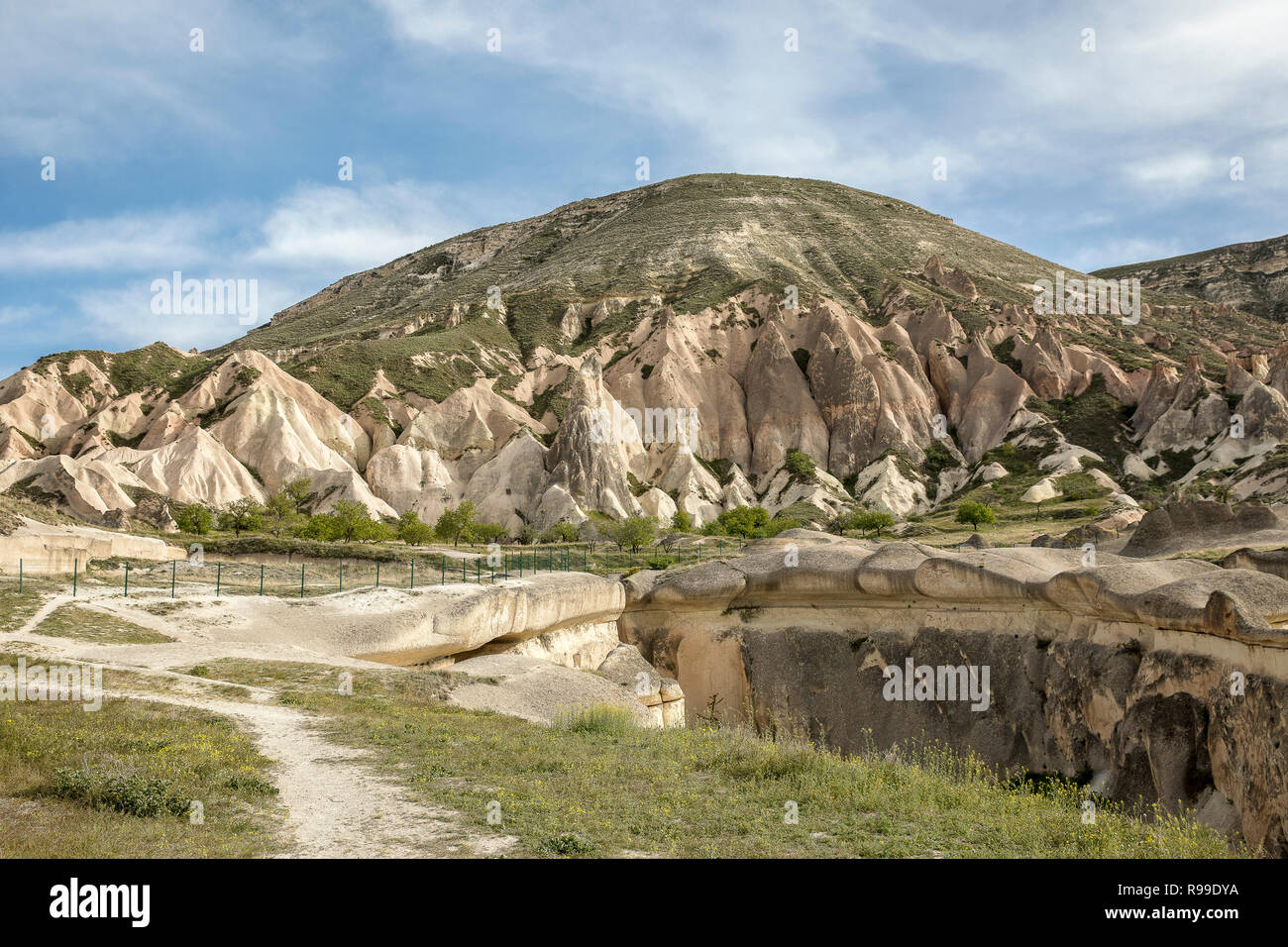 Türkei kapadokya unter dem Namen Simon Paşabağları anderen natürlichen vulkanischen Formationen im Tal. Stockfoto