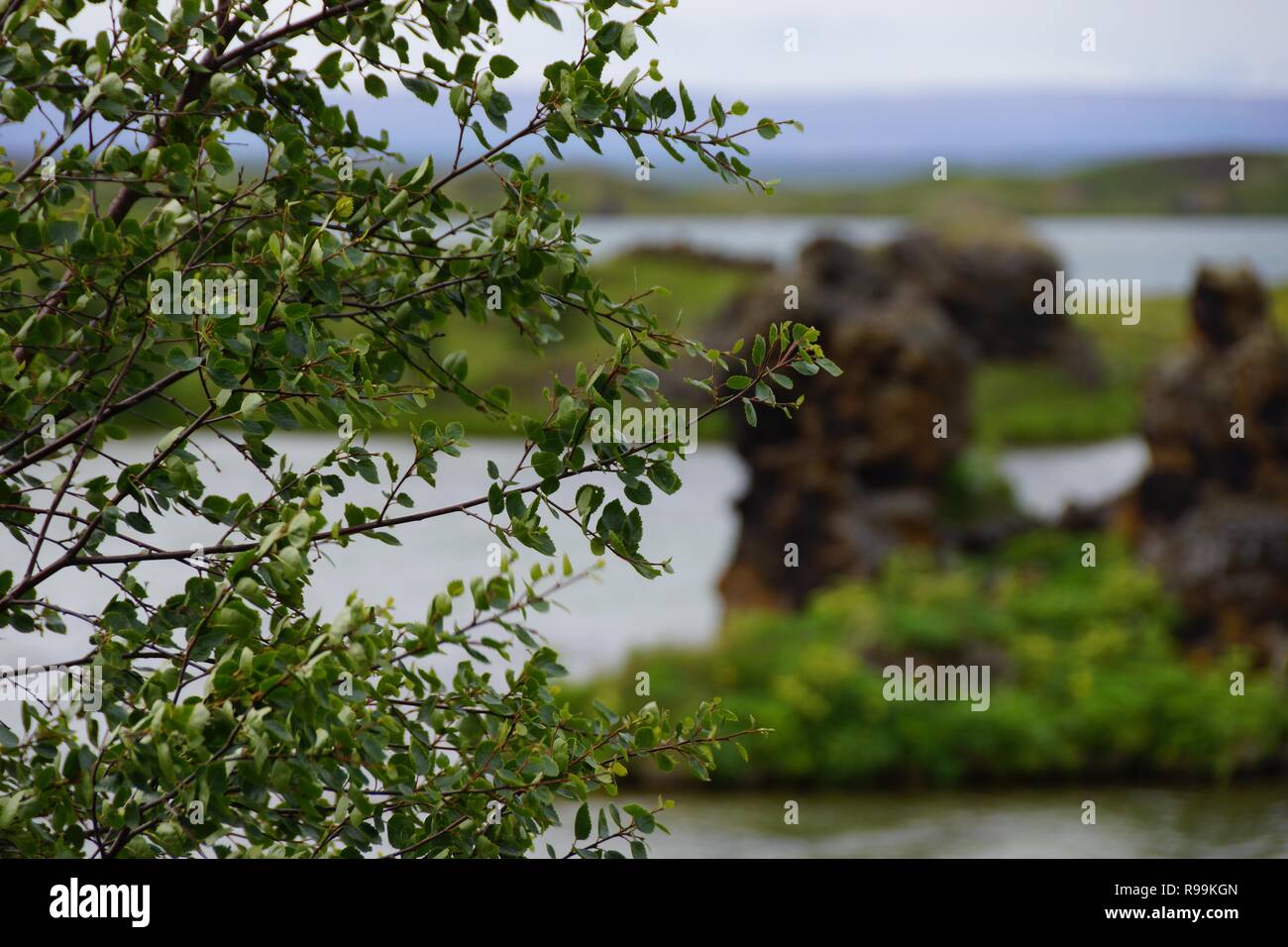 Island. Spiele der Throne region Stockfoto