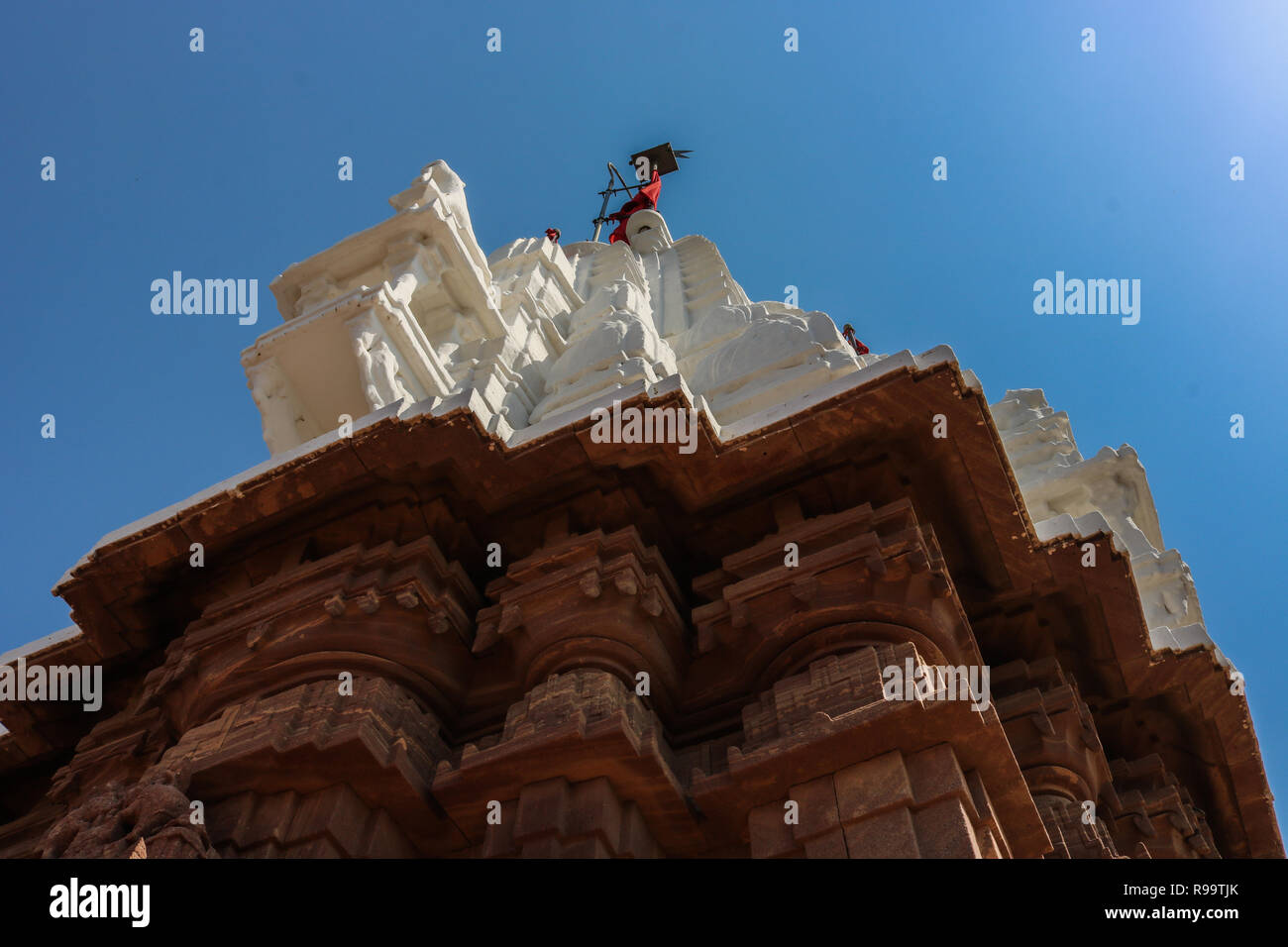 Chamunda Tempel ist innerhalb des Mehrangarh Fort. Der Tempel ist der Göttin Chamunda gewidmet. Stockfoto