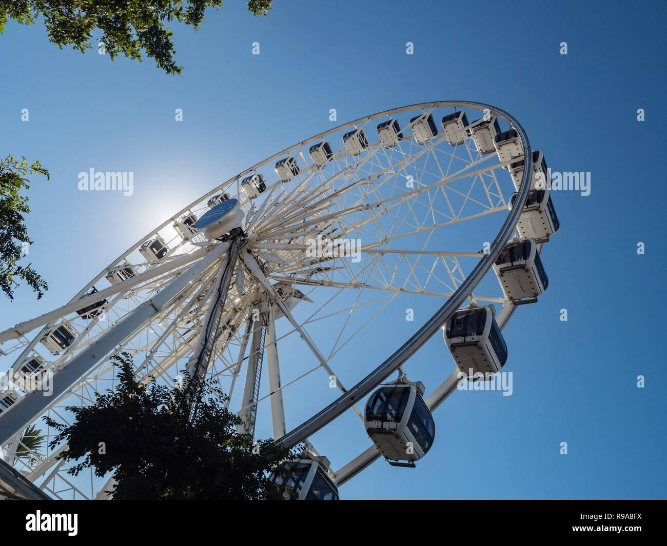 Kapstadt, Südafrika - Dezember 10, 2018 - Victoria und Alfred Waterfront, Cape Rad an der V&A Waterfront in Kapstadt, Südafrika. Stockfoto