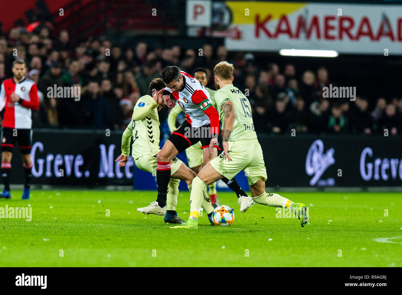 Rotterdam, Niederlande, 21. Dezember 2018 Fußball-holländischen KNVB Pokalspiel FC Utrecht Feyenoord v Stockfoto
