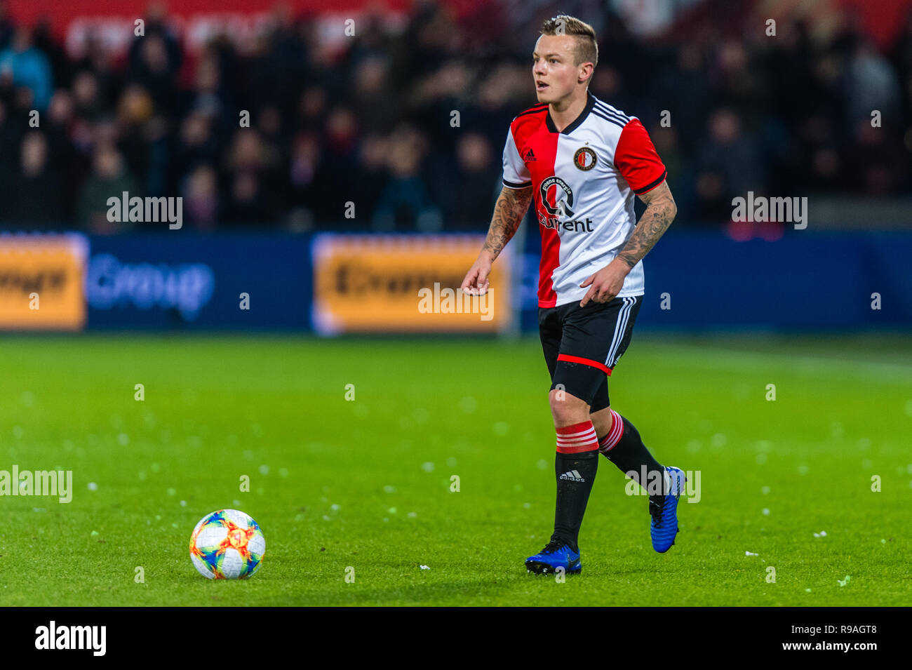 Rotterdam, Niederlande, 21. Dezember 2018 Fußball-holländischen KNVB Cup match Feyenoord v FC Utrecht Feyenoord-Player Jordy Clasie Stockfoto