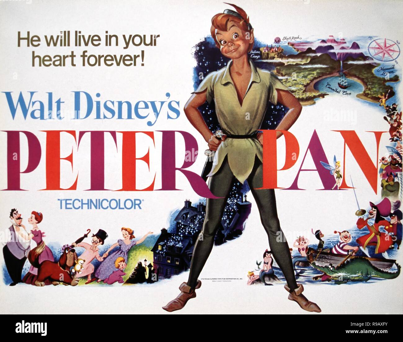 Original Film Titel: PETER PAN. Englischer Titel: PETER PAN. Jahr: 1953. Regie: WILFRED JACKSON; HAMILTON LUKAS. Credit: WALT DISNEY PRODUCTIONS/Album Stockfoto