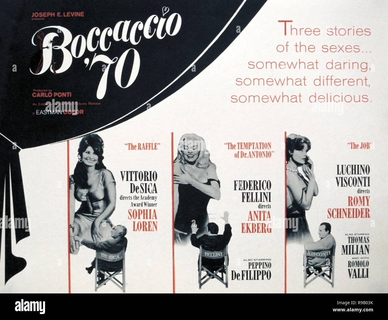 Original Film Titel: Boccaccio 70. Englischer Titel: Boccaccio 70. Jahr: 1962. Regie: Federico Fellini; Mario Monicelli, Vittorio De Sica, Luchino Visconti. Credit: CINERIZ / Album Stockfoto