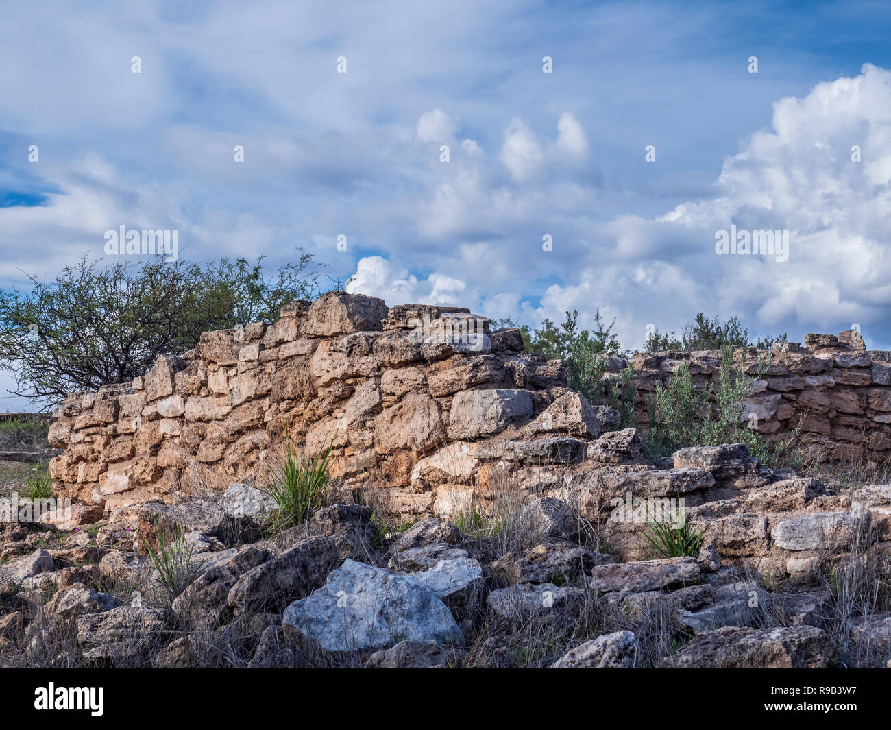 Südliche Sinagua pueblo Ruins, Montezuma Well National Monument, McGuireville, Arizona. Stockfoto