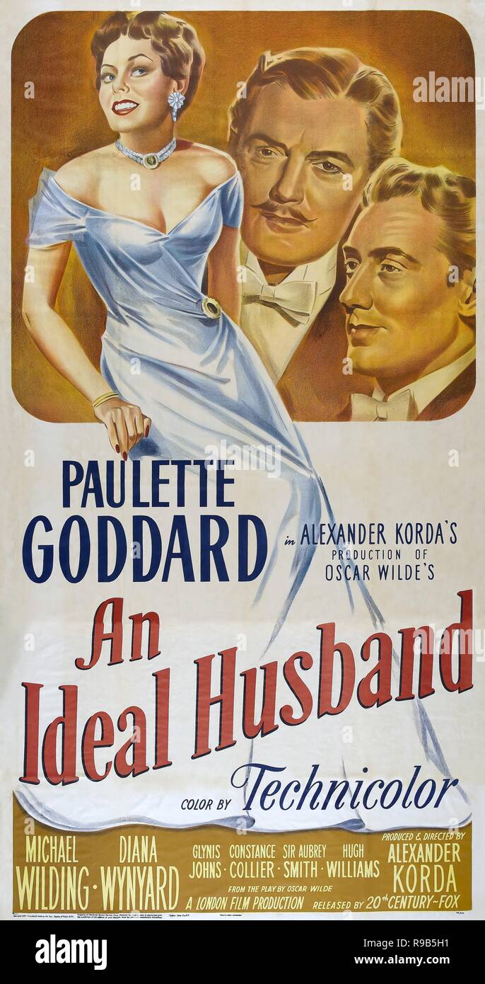 Original Film Titel: Ein idealer Ehemann. Englischer Titel: Ein idealer Ehemann. Jahr: 1947. Regie: Alexander Korda. Credit: LONDON FILME/Album Stockfoto