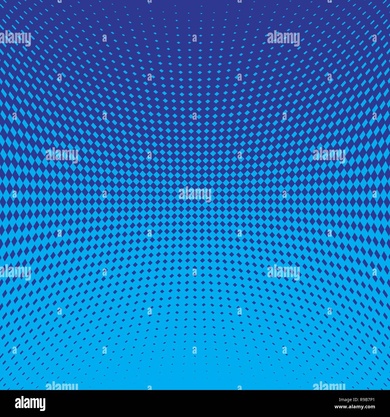 Blauer Hintergrund mit halftone Wirkung. Vector Illustration. Abstrakte hellen Hintergrund Stock Vektor