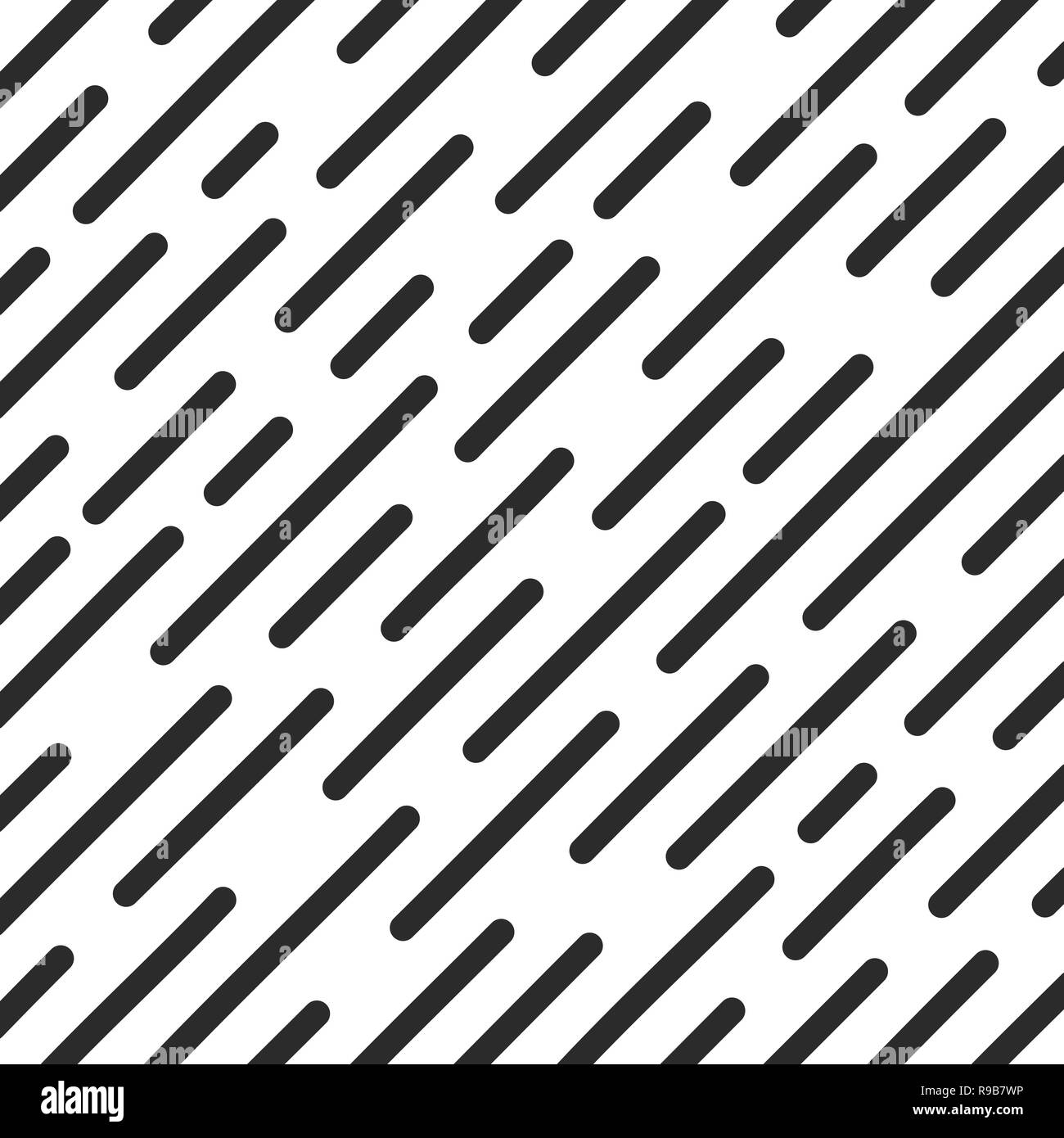 Hintergrund mit parallelen diagonalen Linien. Vector Illustration. Abstrakte monochrome Hintergrund. Stock Vektor
