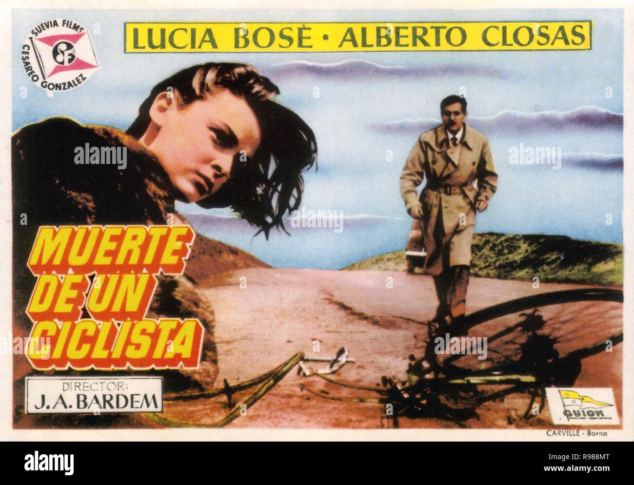 Original Film Titel: MUERTE DE UN CICLISTA. Englischer Titel: Alter der Untreue. Jahr: 1955. Regie: JUAN ANTONIO BARDEM. Quelle: MANUEL JOSE GOYANES/Album Stockfoto