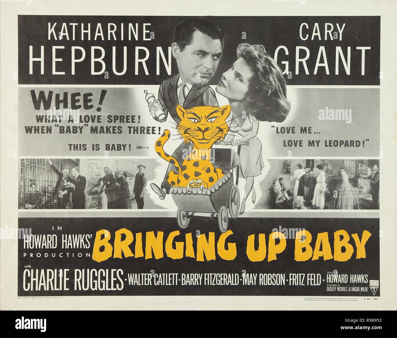 Original Film Titel: UP BABY BRINGT. Englischer Titel: Bringing up baby. Jahr: 1938. Regie: Howard Hawks. Credit: RKO/Album Stockfoto