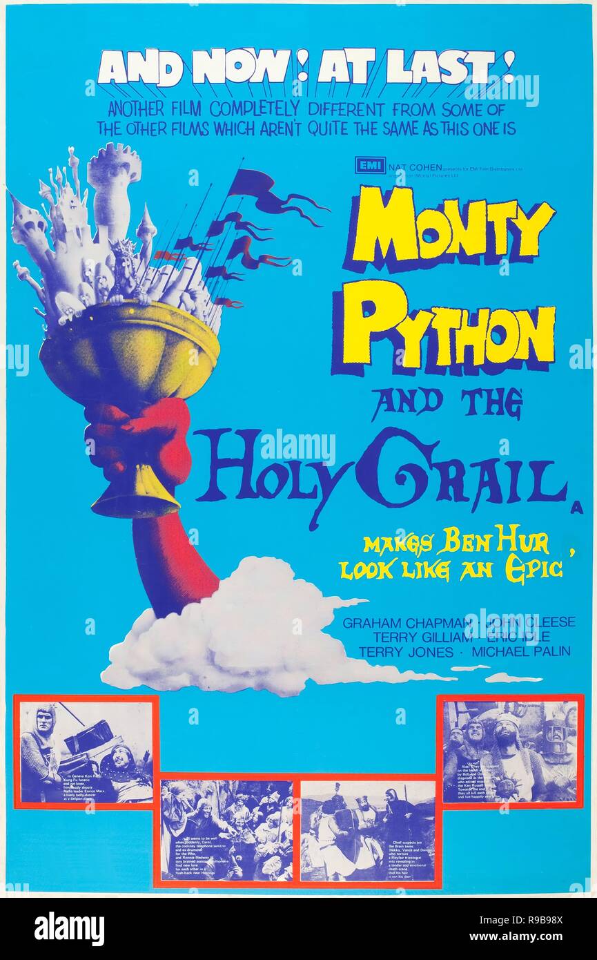 Original Film Titel: Monty Python und der Heilige Gral. Englischer Titel: Monty Python und der Heilige Gral. Jahr: 1975. Regisseur: Terry Gilliam, Terry Jones. Credit: PYTHON BILDER/EMI/Album Stockfoto