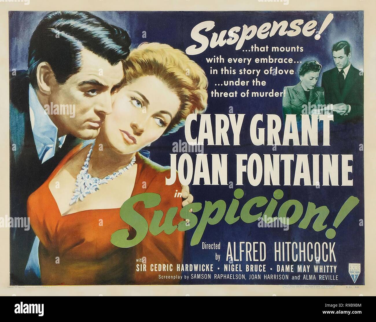 Original Film Titel: MISSTRAUEN. Englischer Titel: MISSTRAUEN. Jahr: 1941. Regie: Alfred Hitchcock. Credit: RKO/Album Stockfoto