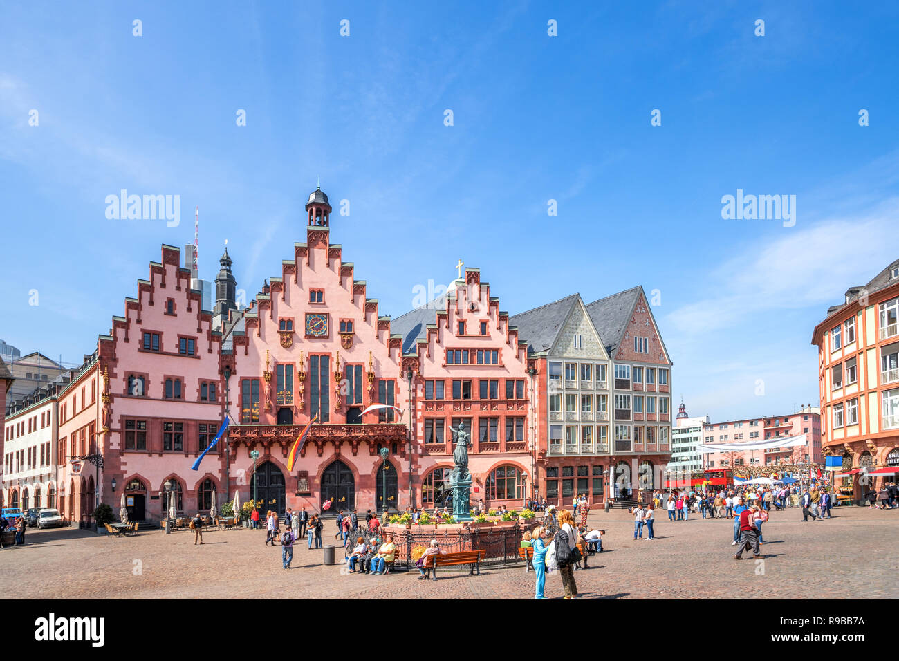Römer, Frankfurt am Main, Deutschland Stockfoto