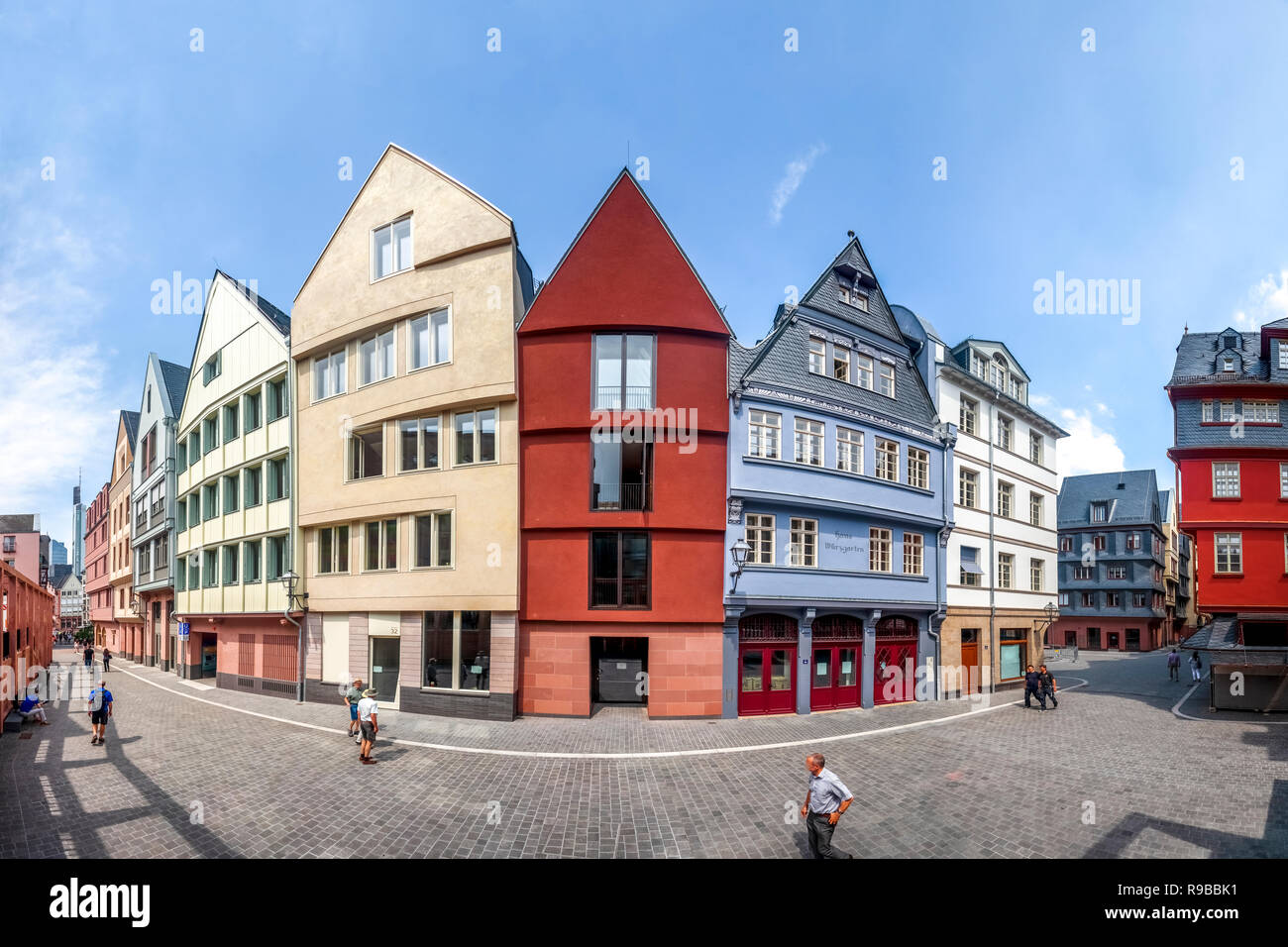 Neue historische Stadt Frankfurt am Main, Deutschland Stockfoto