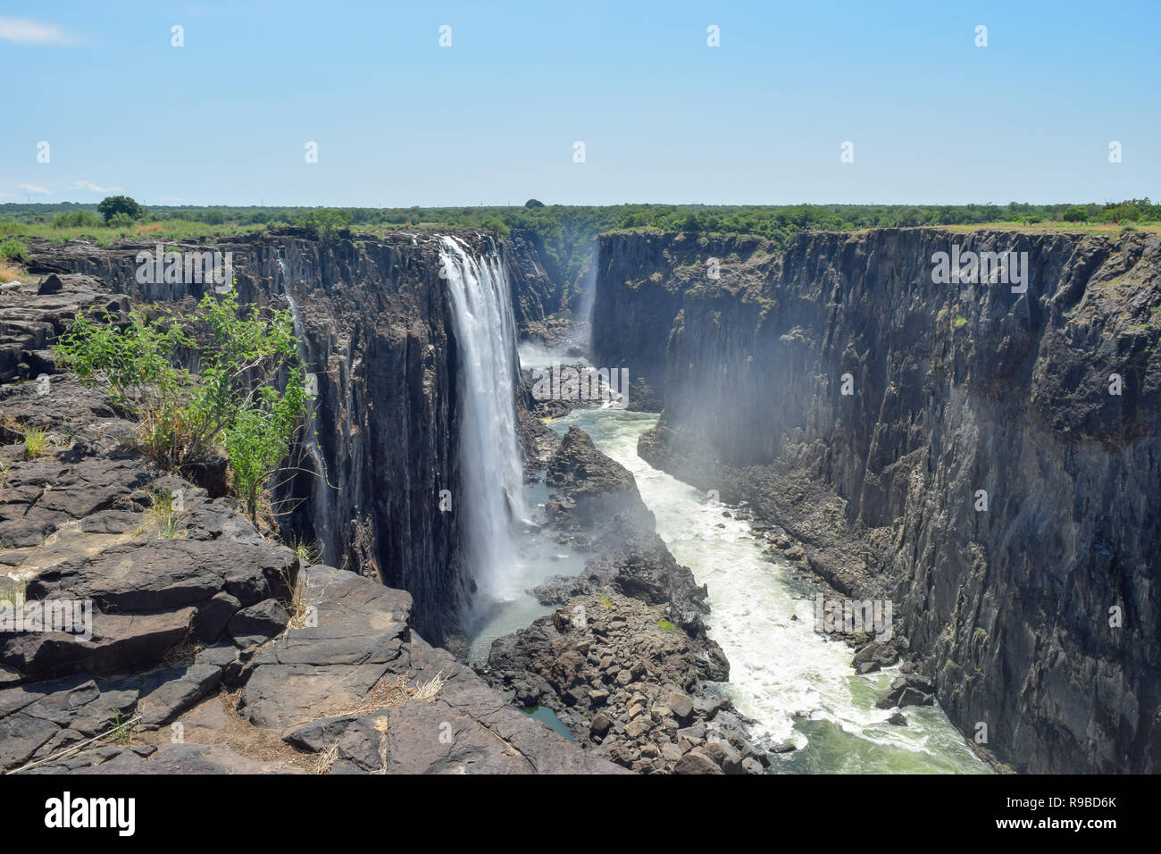 Viktoriafälle, Simbabwe Stockfoto