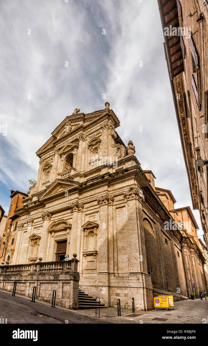 Kirche des heiligen philipp neri perugia Fotos und Bildmaterial in