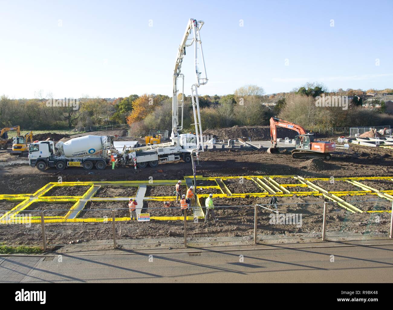 Baustelle Stockfoto