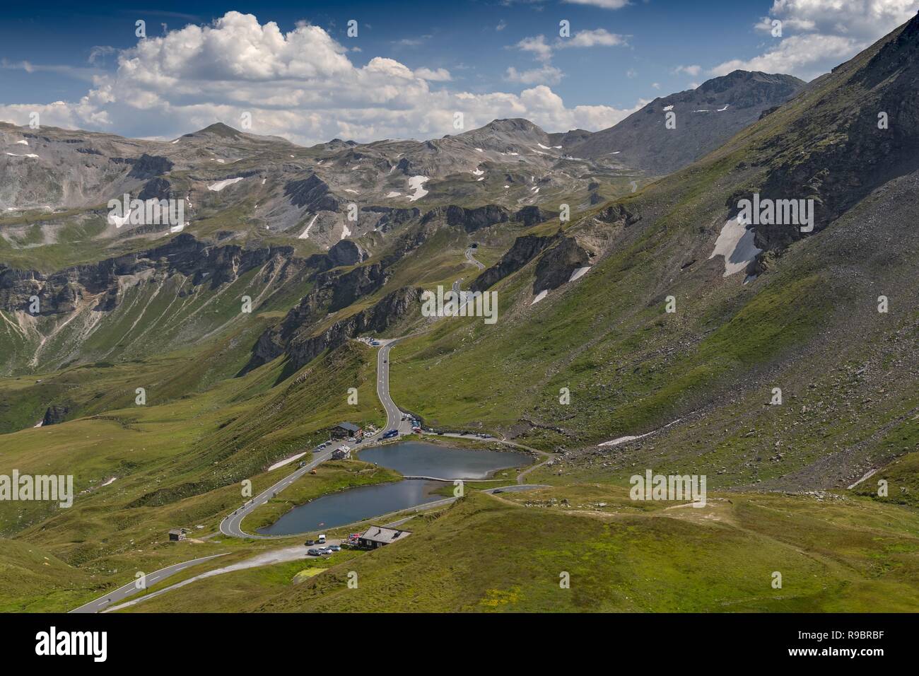 Fuscher Lacke See, 2262 m über dem Meeresspiegel, Großglockner Hochalpenstraße, Nationalpark Hohe Tauern, Österreich. Stockfoto