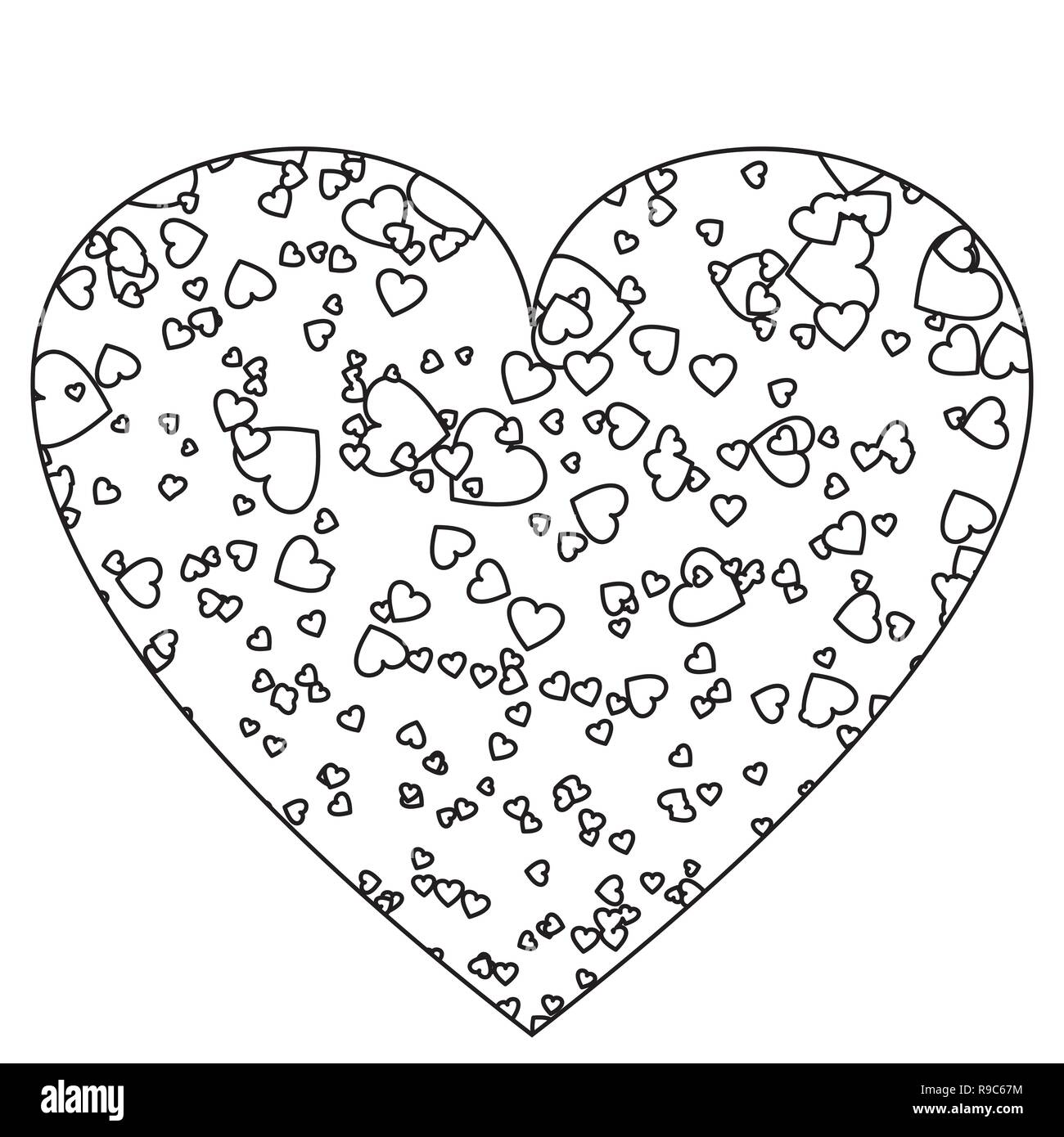 Herzen Vorlage Von Kleinen Herzen Symbol Vektor Liebe Symbol Valentinstag Zeichen Emblem Auf Weissem Hintergrund Flacher Stil Fur Grafik Web De Stock Vektorgrafik Alamy