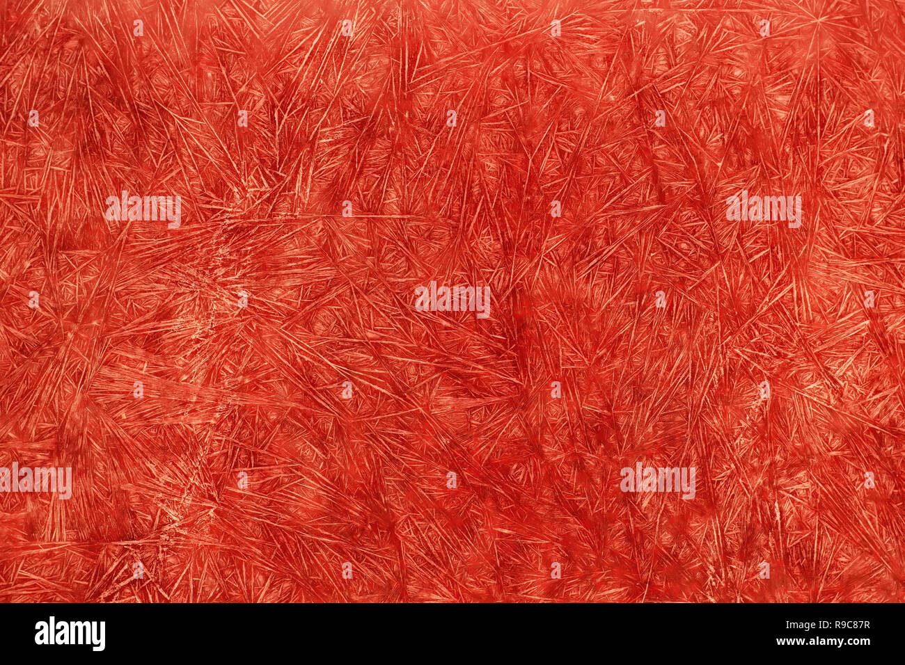 Rot matt Oberfläche. Abstrakte Textur und Hintergrund Stockfoto