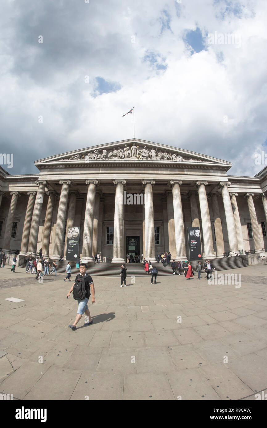 Das British Museum in London Stockfoto