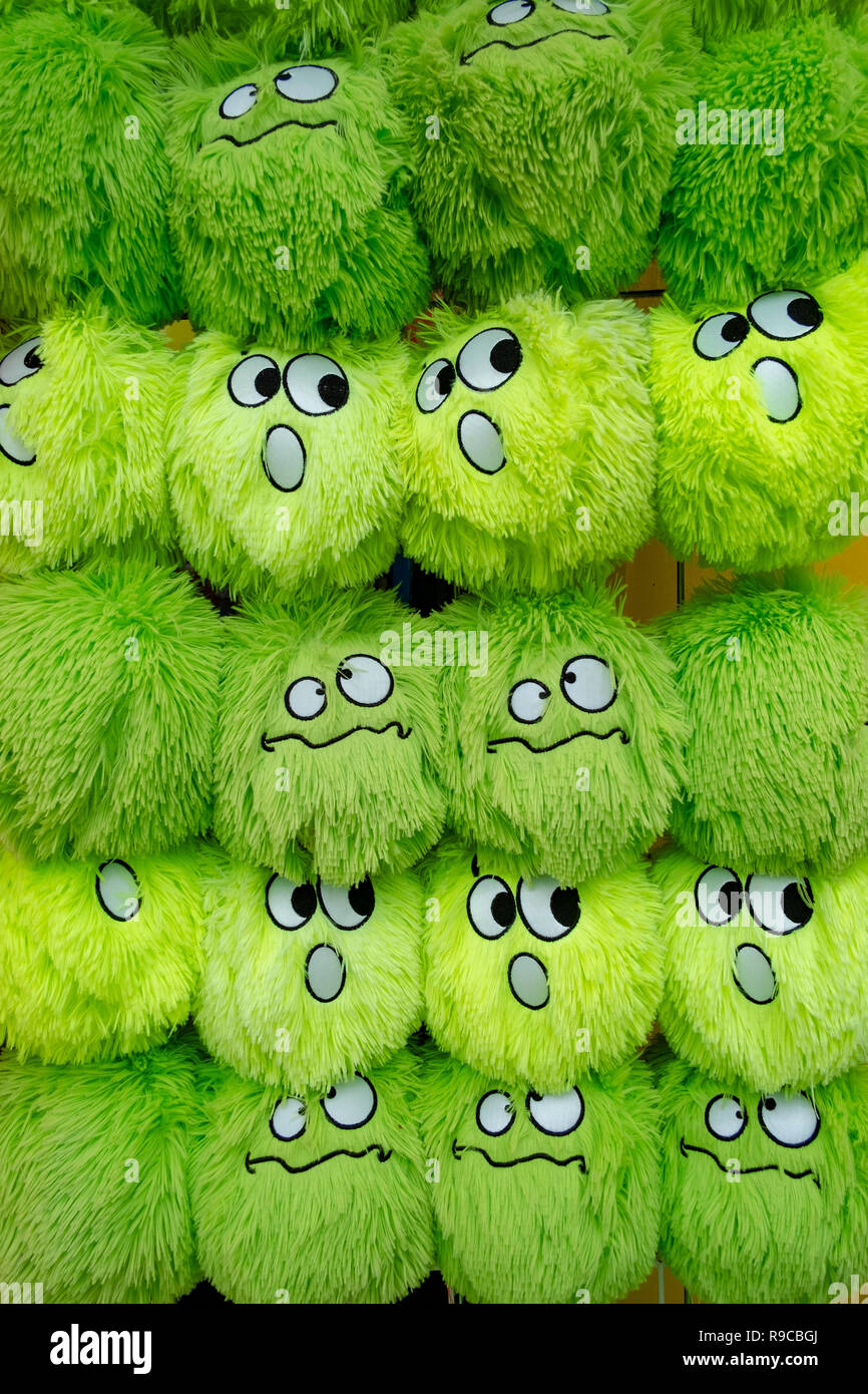 Seaside Neuheiten, Trinkets und tat, in Geschäften am Meer Stockfoto