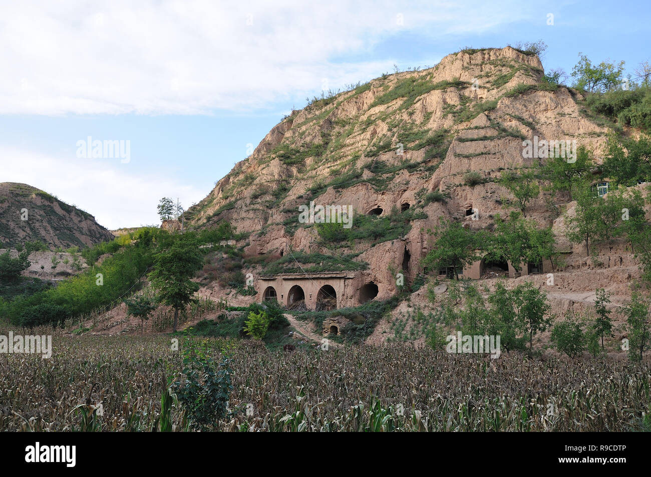 Altes Dorf in der Provinz Shanxi Stockfoto