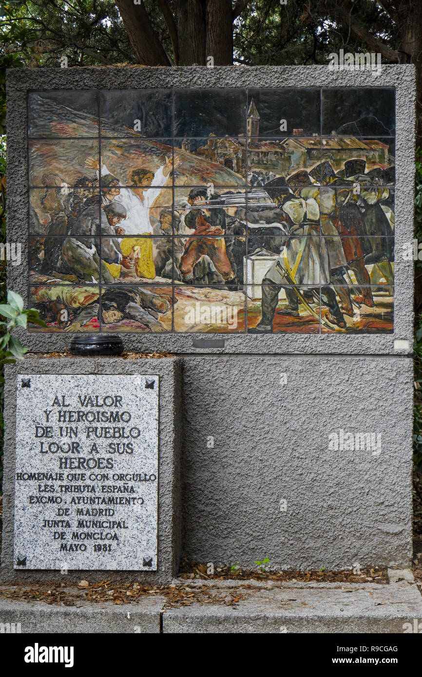 Florida Friedhof Cementerio de la Florida, Madrid, Spanien Stockfoto