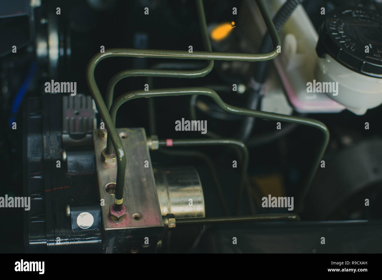 Details des Motors Stockfoto