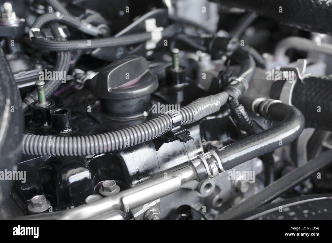Details des Motors Stockfoto