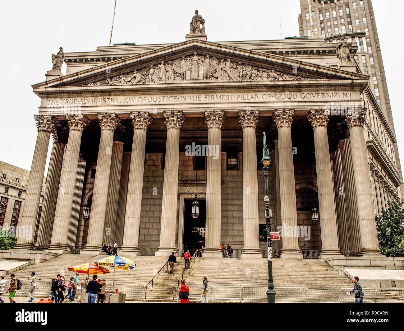 New York, Vereinigte Staaten - 17 Juni, 2014 Die New York State Supreme Court Stockfoto