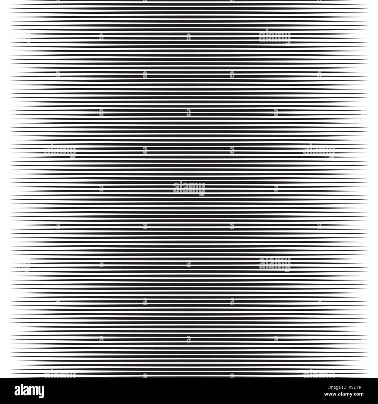 Abstrakte Muster mit horizontalen Linien. Vector Illustration. Monochromen Hintergrund Stock Vektor