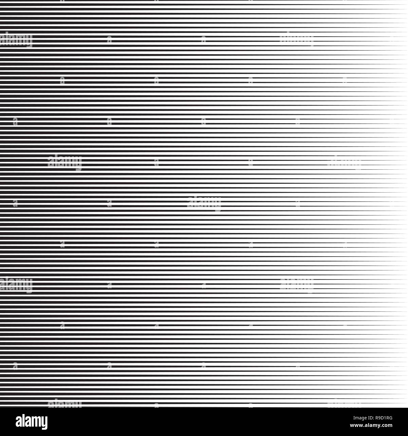 Abstrakte Muster mit horizontalen Linien. Vector Illustration. Monochromen Hintergrund Stock Vektor