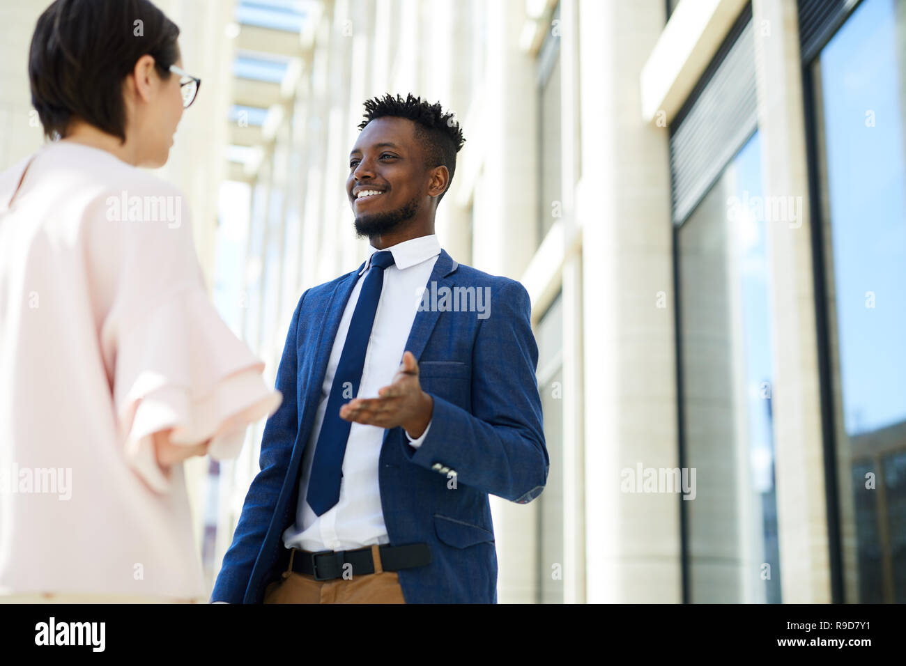 Outdoor-Diskussion Stockfoto